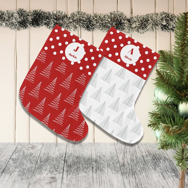 Weihnachtsbaum-Individuelle Name Großer Weihnachtsstrumpf (Von Creator hochgeladen)