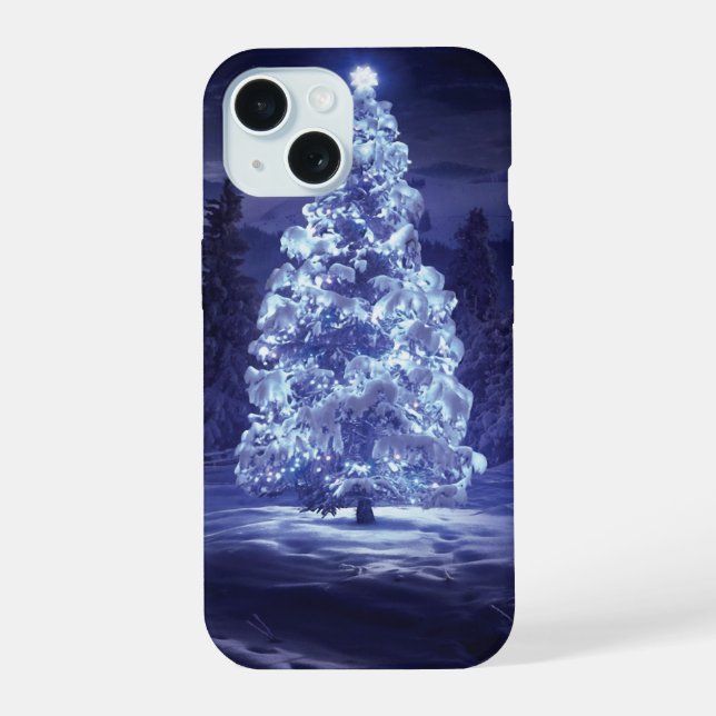 Weihnachtsbaum  iPhone 15 hülle (Rückseite)