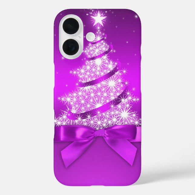 Weihnachtsbaum iPhone Case Cover (Rückseite)