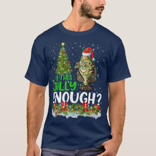 Weihnachtsbaum ist dieser Jolly genug Crappie Fish T-Shirt