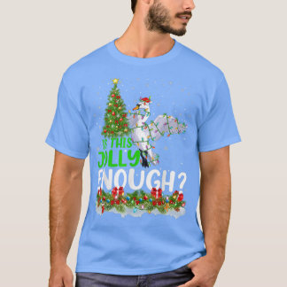 Weihnachtsbaum ist dieses fröhlich genug Schneegän T-Shirt