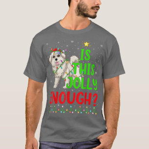 Weihnachtsbaum ist dieses Jolly genug große Pyrenä T-Shirt