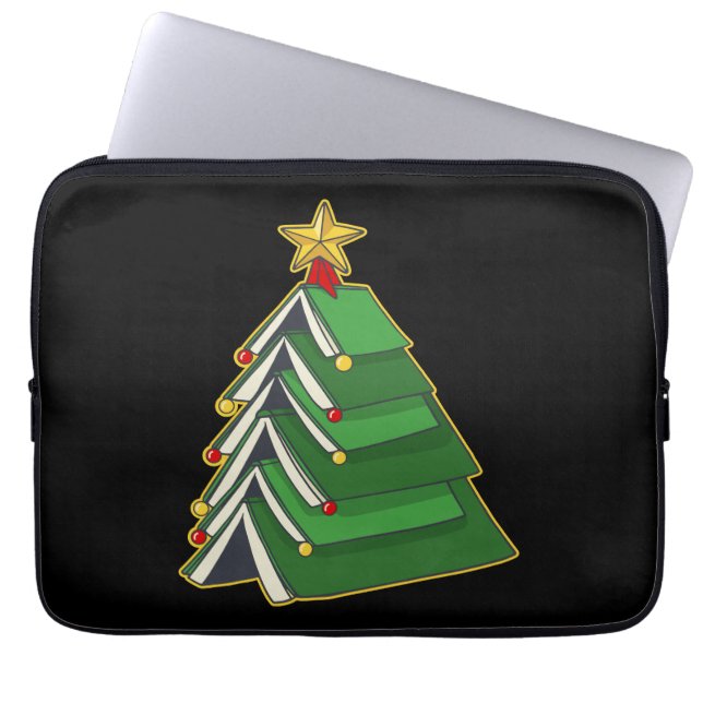 Weihnachtsbaum IV Laptopschutzhülle (Vorderseite)
