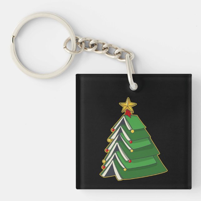 Weihnachtsbaum IV Schlüsselanhänger (Vorderseite)