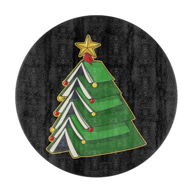 Weihnachtsbaum IV Schneidebrett (Vorderseite)