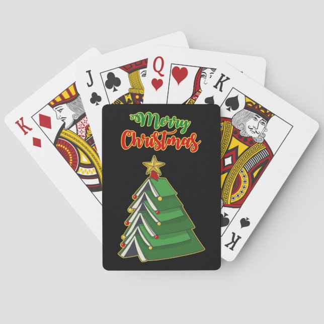 Weihnachtsbaum IV Spielkarten (Rückseite)