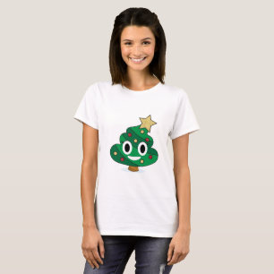 Weihnachtsbaum Kacke Emoji Women's T - Shirt