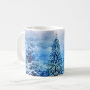 Weihnachtsbaum Kaffeetasse