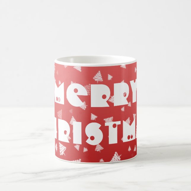 Weihnachtsbaum Kaffeetasse (Mittel)