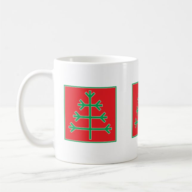 Weihnachtsbaum Kaffeetasse (Links)