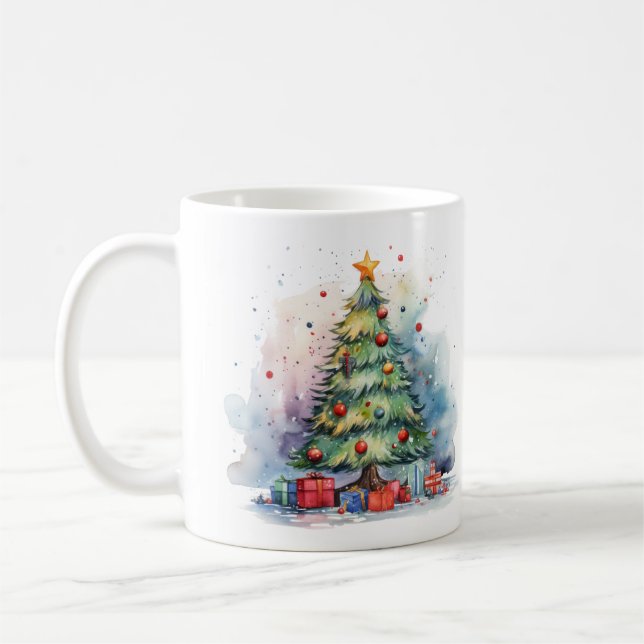 Weihnachtsbaum Kaffeetasse (Links)