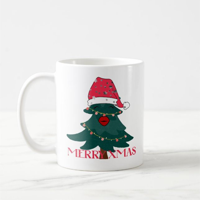 Weihnachtsbaum Kaffeetasse (Links)