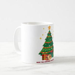 Weihnachtsbaum Kaffeetasse