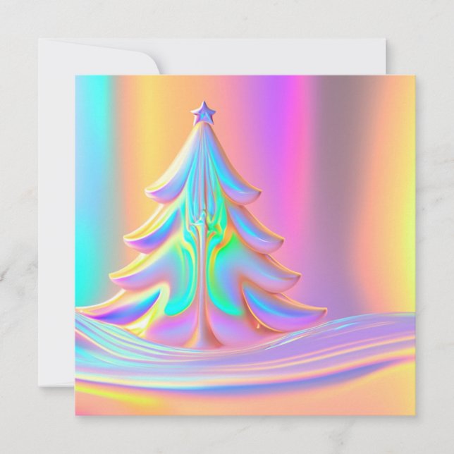 Weihnachtsbaum Karte (Vorderseite)