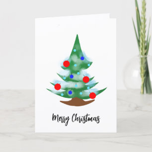 Weihnachtsbaum Karte