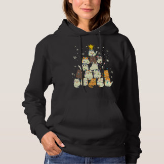 Weihnachtsbaum Katzen Weihnachtskatze 73 Hoodie
