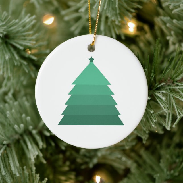 Weihnachtsbaum Keramik Ornament (Baum)