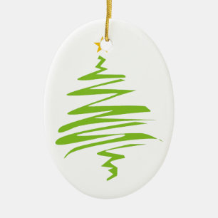 Weihnachtsbaum Keramik Ornament