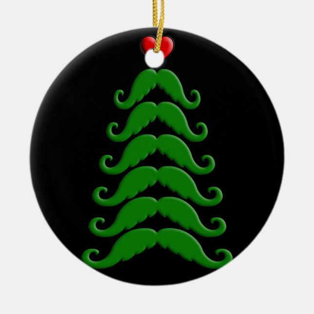 Weihnachtsbaum Keramik Ornament (Vorne)