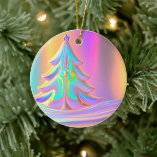 Weihnachtsbaum Keramik Ornament