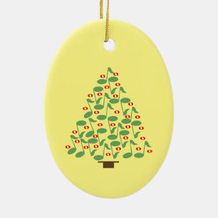 Weihnachtsbaum Keramik Ornament