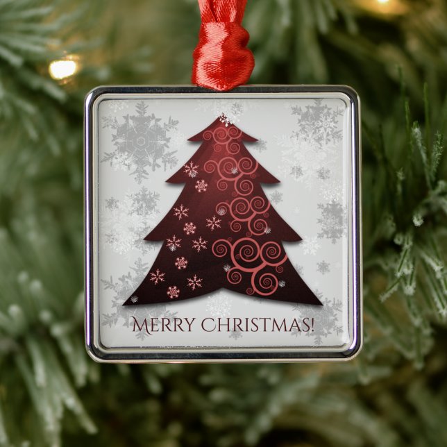Weihnachtsbaum Keramik Ornament Aus Metall (Baum)