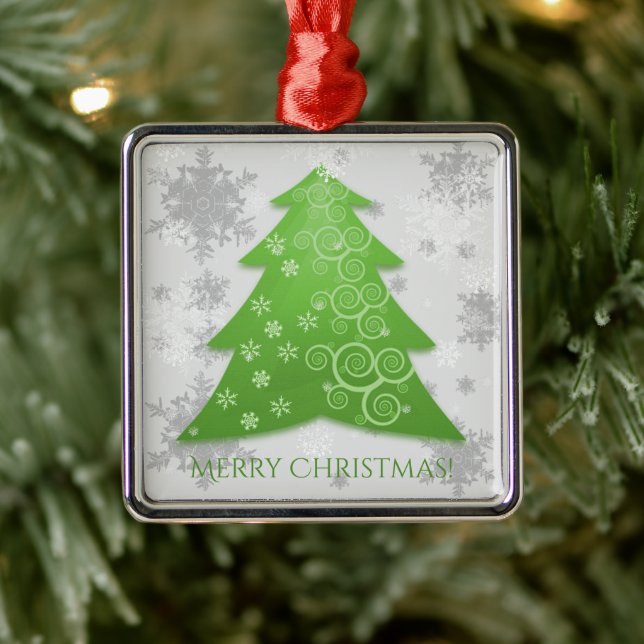 Weihnachtsbaum Keramik Ornament Aus Metall (Baum)