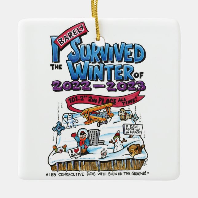 Weihnachtsbaum Keramikornament (Vorderseite)