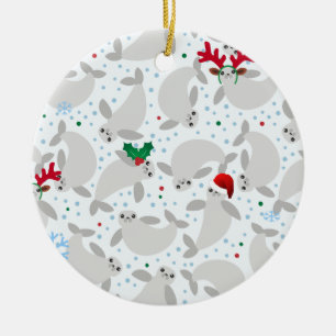 Weihnachtsbaum Keramikornament