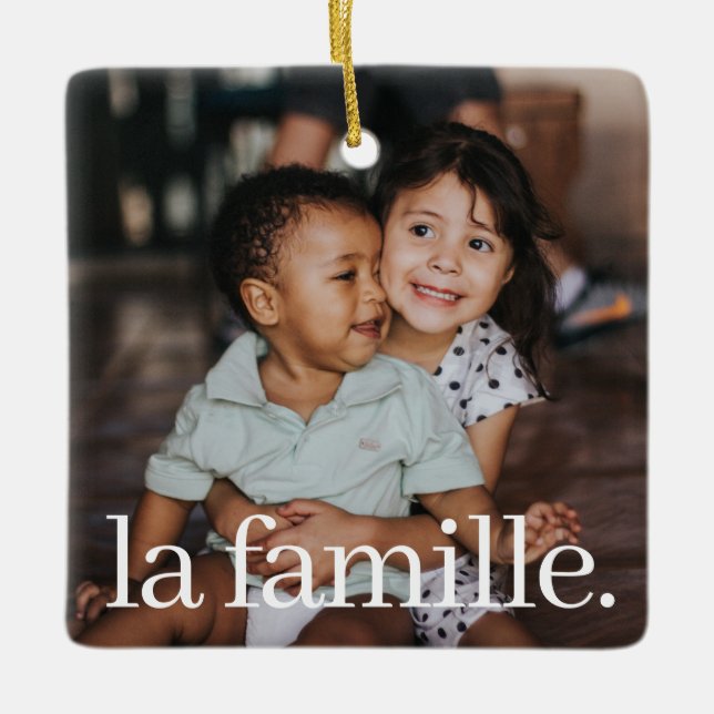 Weihnachtsbaum Keramikornament (Vorderseite)