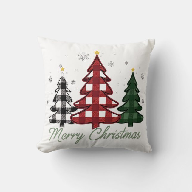 Weihnachtsbaum Kissen (Vorderseite)