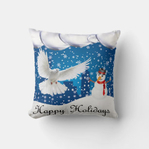 Weihnachtsbaum Kissen, glückliche Ferien Kissen