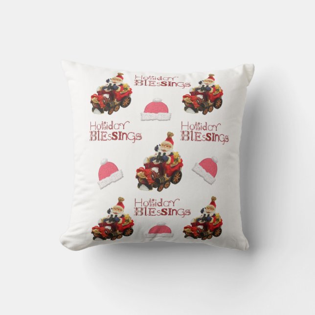 Weihnachtsbaum Kissen, Vintager Weihnachtsgesang Kissen (Vorderseite)