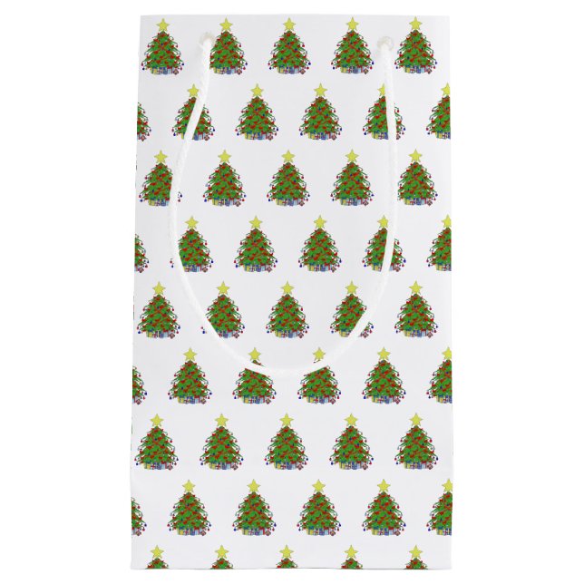 Weihnachtsbaum Kleine Geschenktüte (Vorderseite)