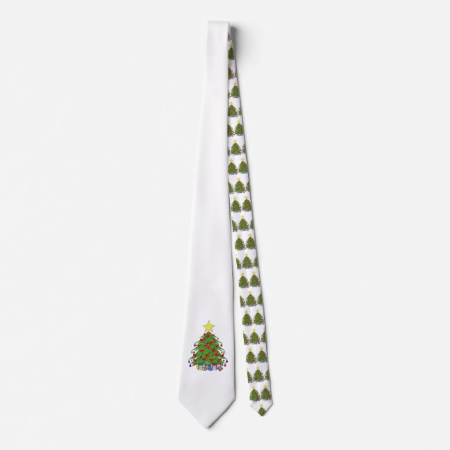 Weihnachtsbaum Krawatte (Vorderseite)