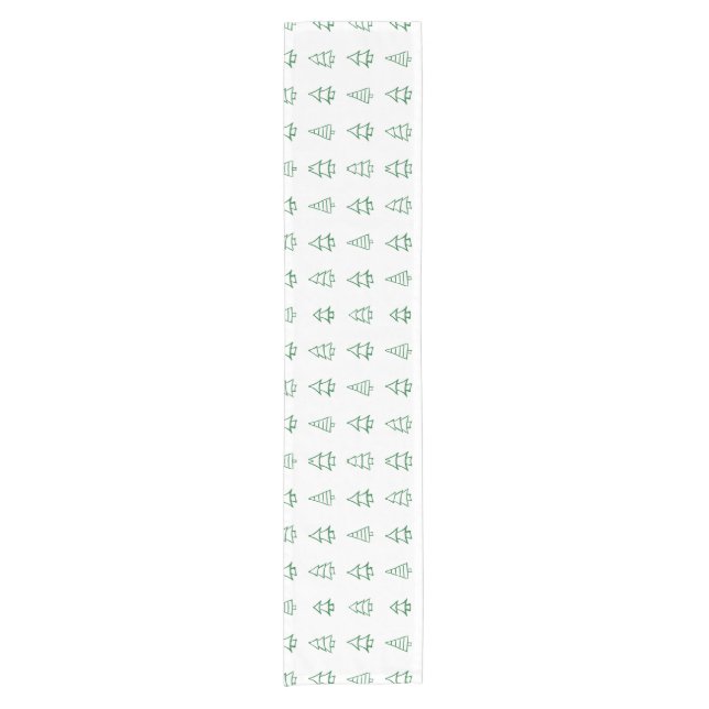 Weihnachtsbaum Kurzer Tischläufer (Vorderseite)