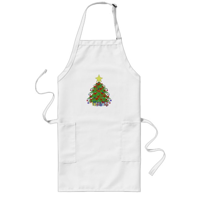 Weihnachtsbaum Lange Schürze (Vorne)