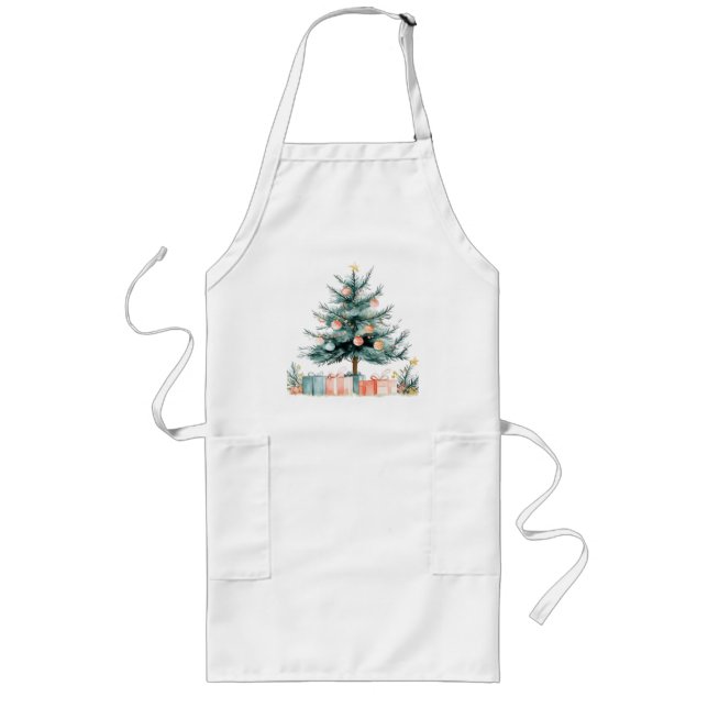 Weihnachtsbaum Lange Schürze (Vorne)