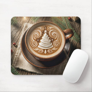 Weihnachtsbaum Latte Mousepad