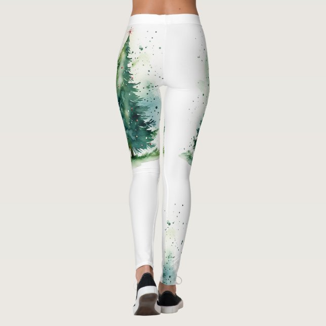 Weihnachtsbaum Leggings (Rückseite)