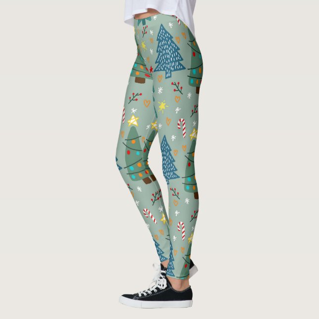 Weihnachtsbaum Leggings (Links)