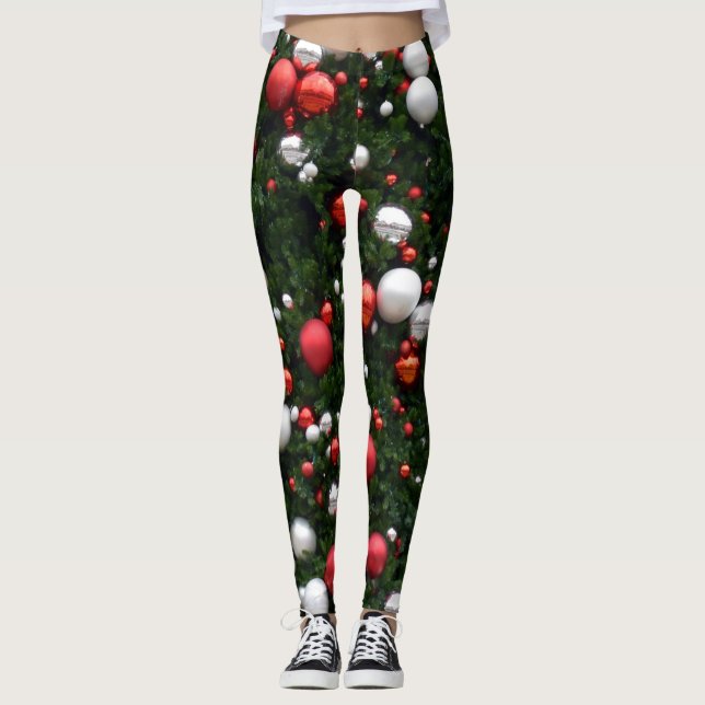 Weihnachtsbaum-Leggings Leggings (Vorderseite)