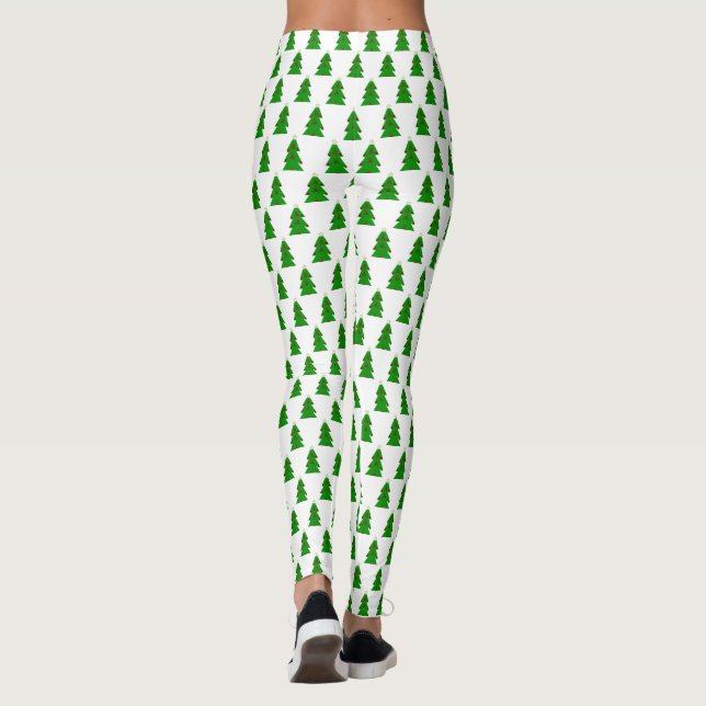 Weihnachtsbaum-Leggings Leggings (Rückseite)