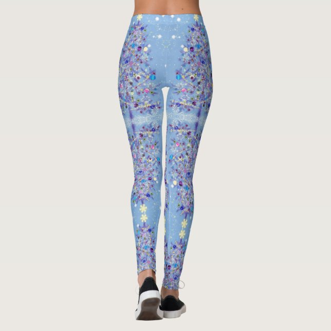 Weihnachtsbaum-Leggings Leggings (Rückseite)