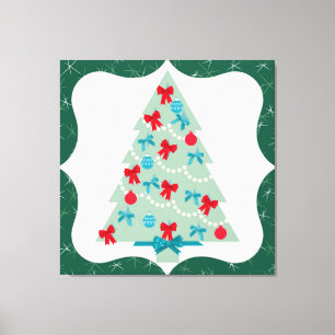 Weihnachtsbaum Leinwanddruck