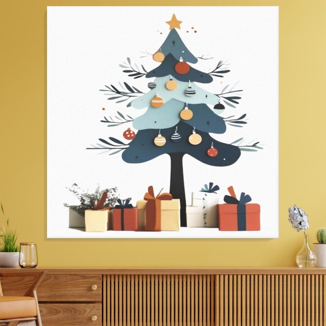 Weihnachtsbaum Leinwanddruck (Insitu (Wohnzimmer))
