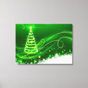 Weihnachtsbaum Leinwanddruck