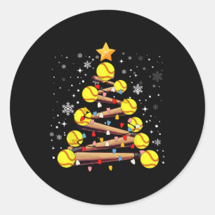 Weihnachtsbaum Licht Xmas Softll Mädchen Kinder Runder Aufkleber