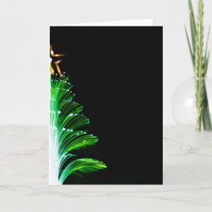 Weihnachtsbaum-Lichter Feiertagskarte