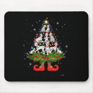 Weihnachtsbaum Lichter Niedliche Weihnachtsmannmüt Mousepad